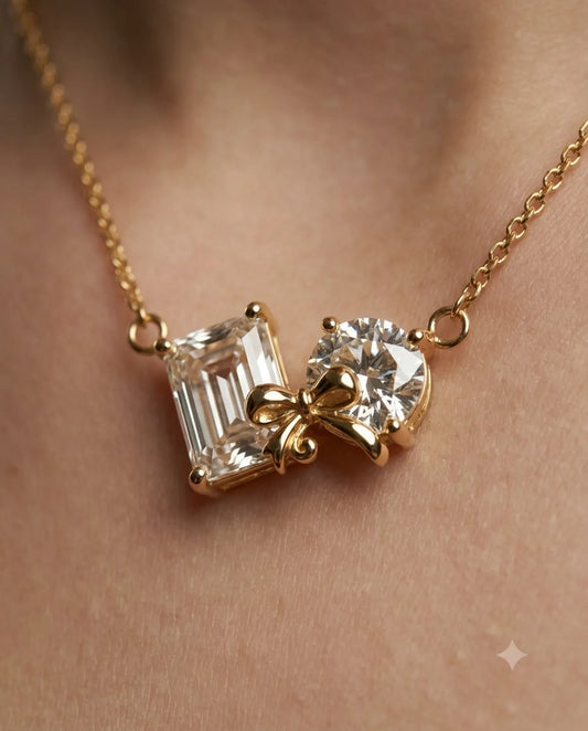 The Duet Bow Pendant