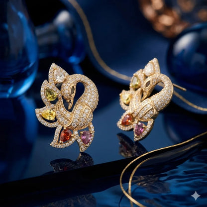 The Empress Swan Studs