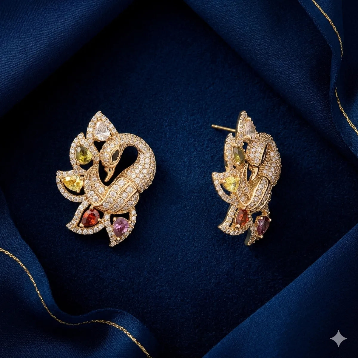 The Empress Swan Studs