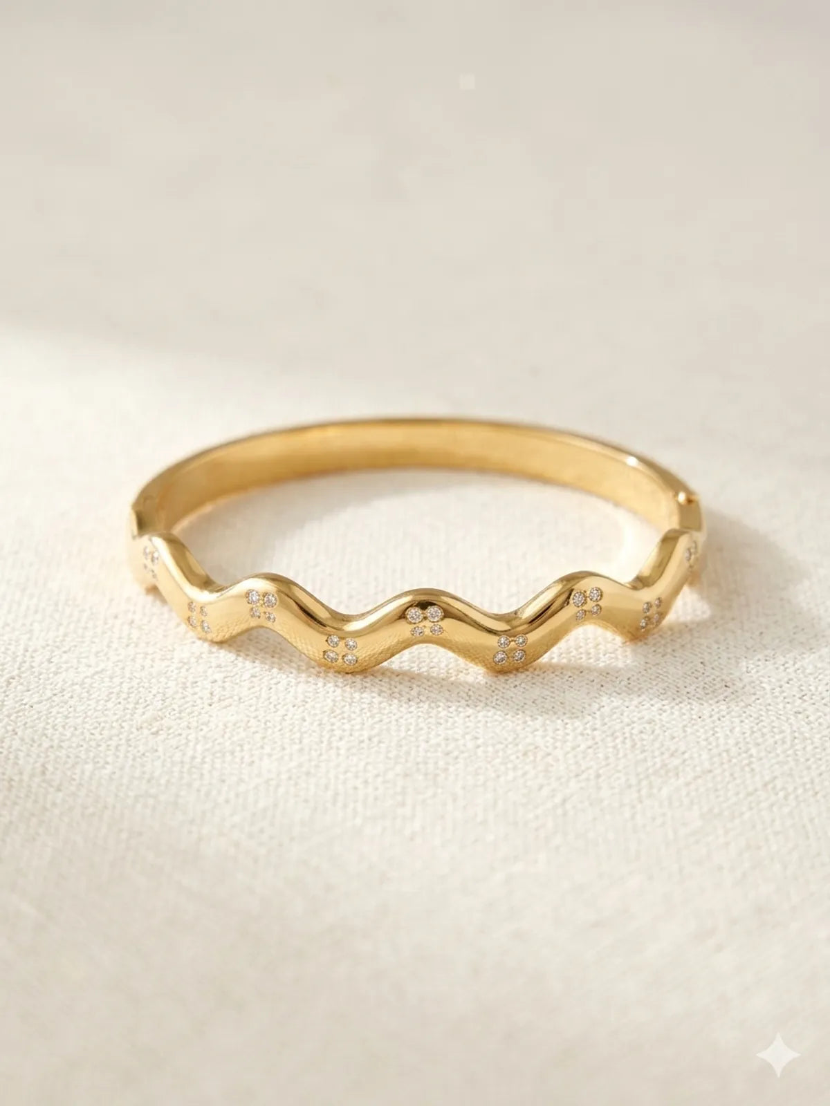The Lyra Wave Bangle
