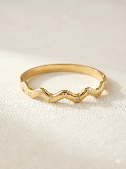 The Lyra Wave Bangle