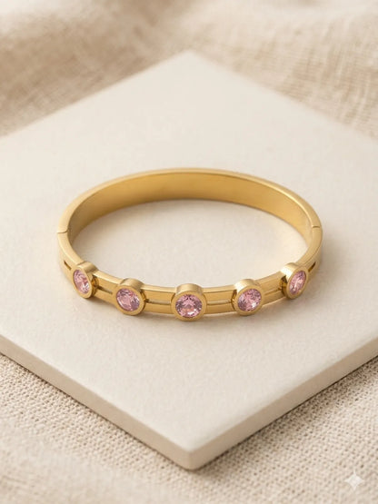 The Rosé Aura Bangle