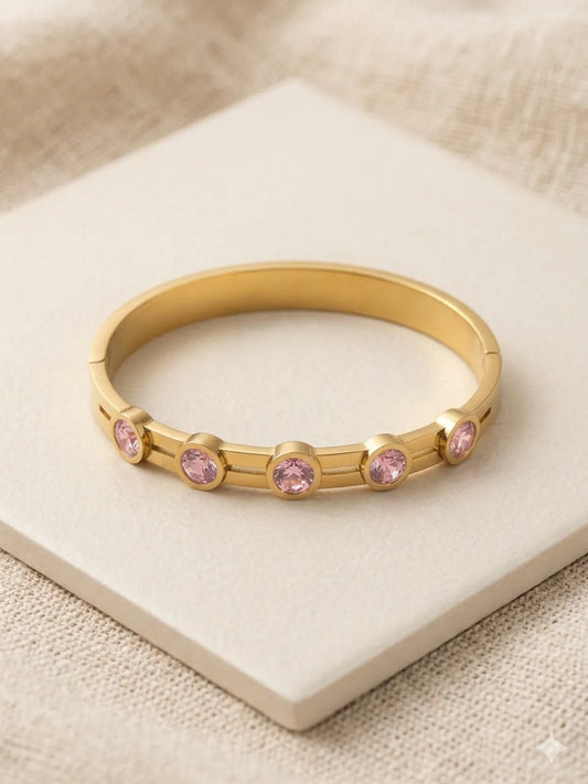 The Rosé Aura Bangle