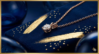 The Solitaire Étoile Pendant in  Gold