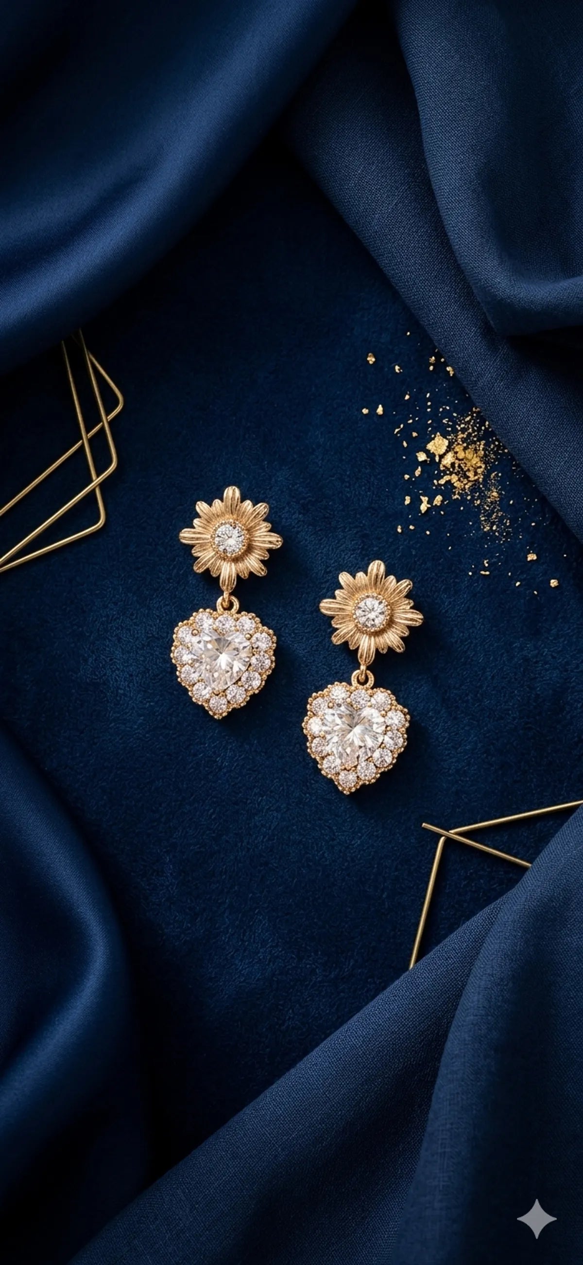 The Stella Amore Drop Earrings