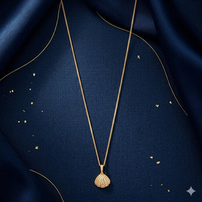 The Thalassa Pave Shell Pendant
