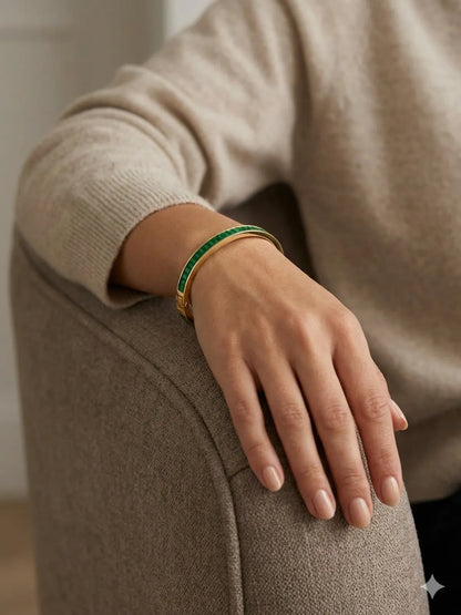 The Verdant Aura Bangle