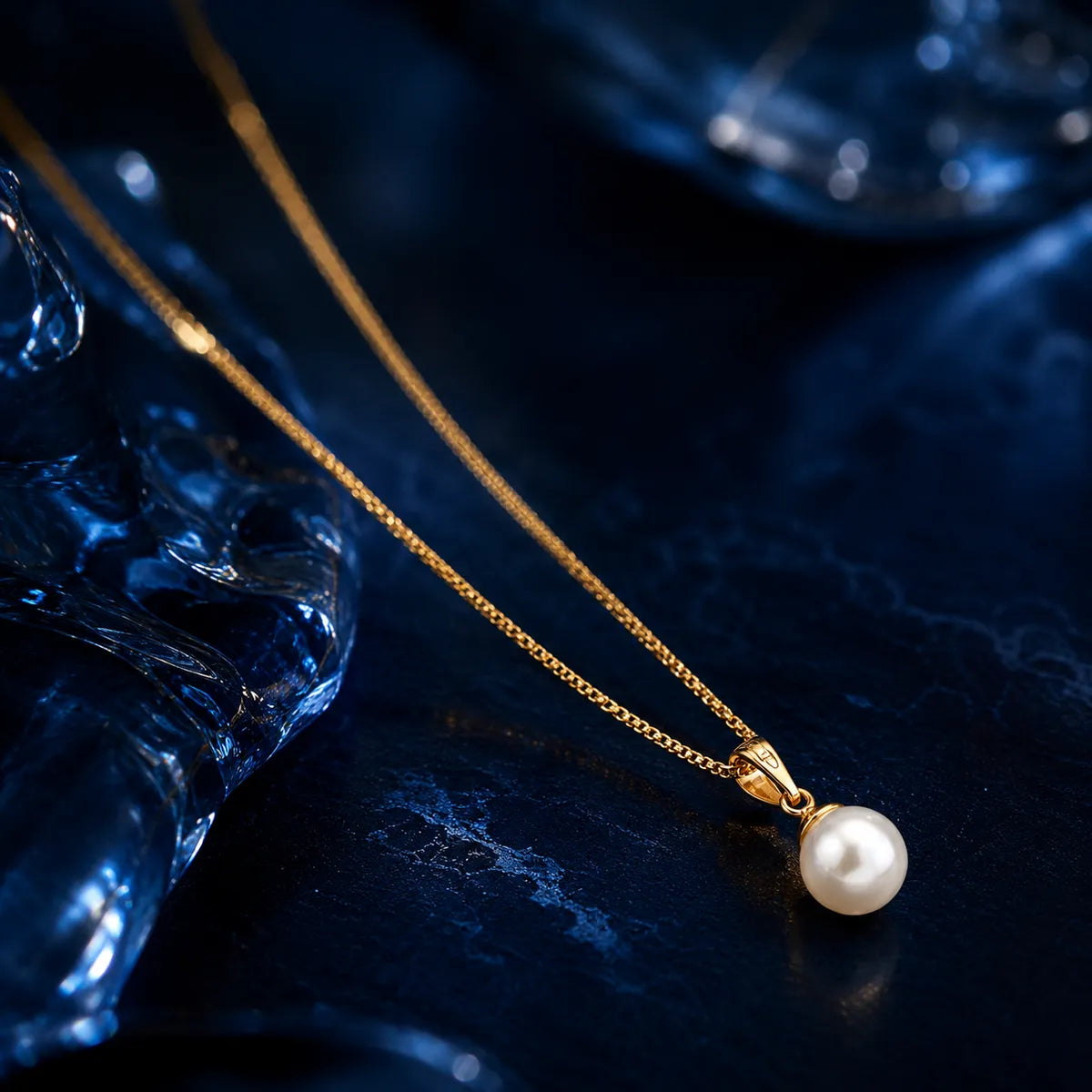 Inny Pearl Grace Drop Necklace