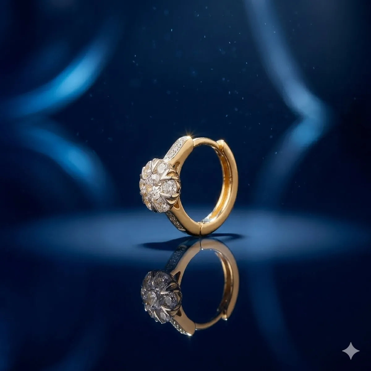 Inny PetalAura Hoop Earrings