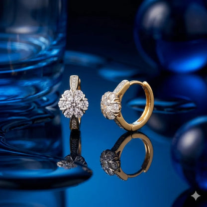 Inny PetalAura Hoop Earrings