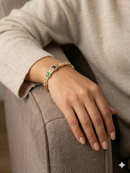 The Aurora Spectrum Bangle