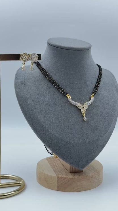 Silver Shringar Bloom Mangalsutra Set | For Women & Girls